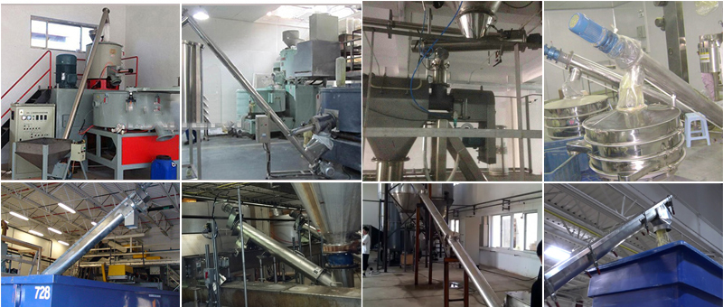 適宜輸送顆粒度較小和粉狀物料，不適宜輸送易變質，黏性和易結塊的物料如：小麥，石墨顆粒，化肥，飼料，膨化食品，醫藥等。