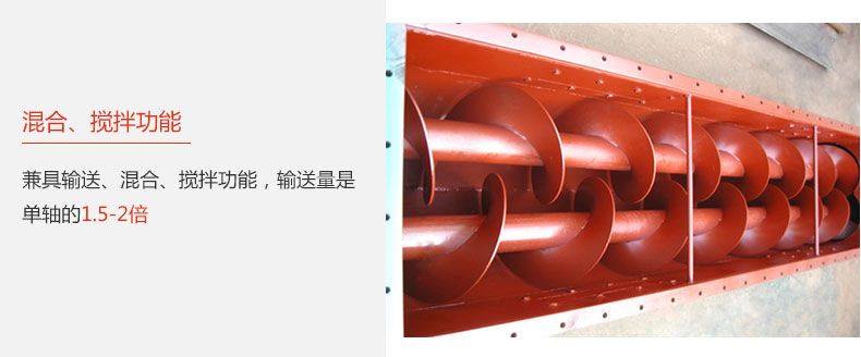 具有混合、攪拌功能，輸送量大